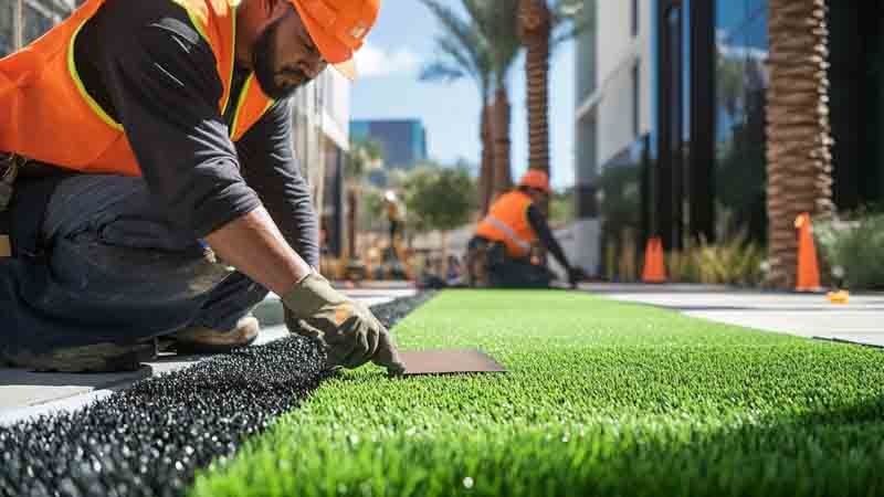 Regular Cleaning and Upkeep of artificial grass