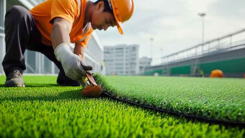 Artificial grass installation