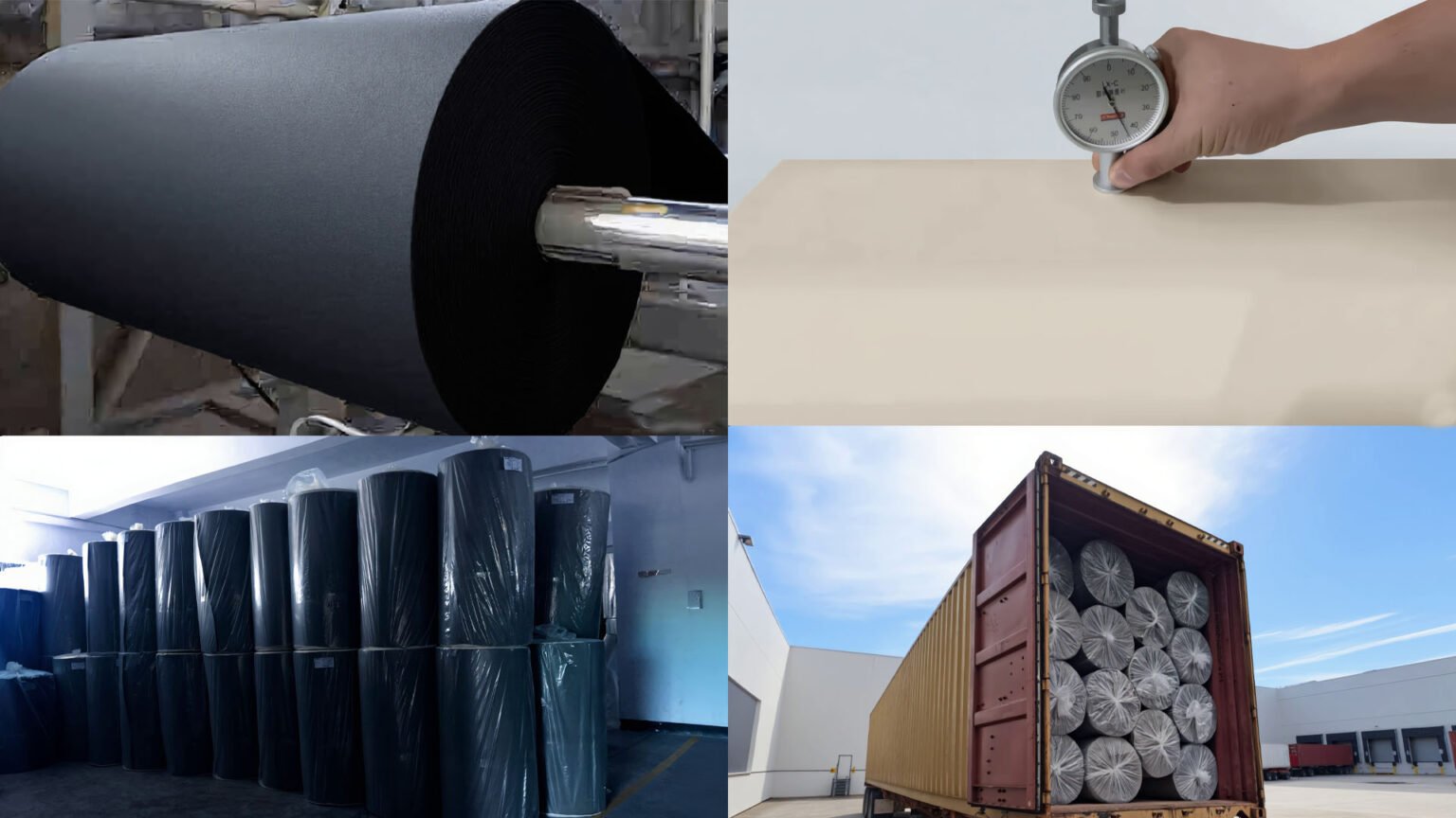 XPE and IXPE foam production, quality inspection, inventory, and shipment support