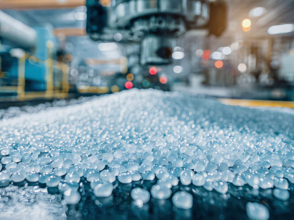 Raw material preparation for IXPE foam production