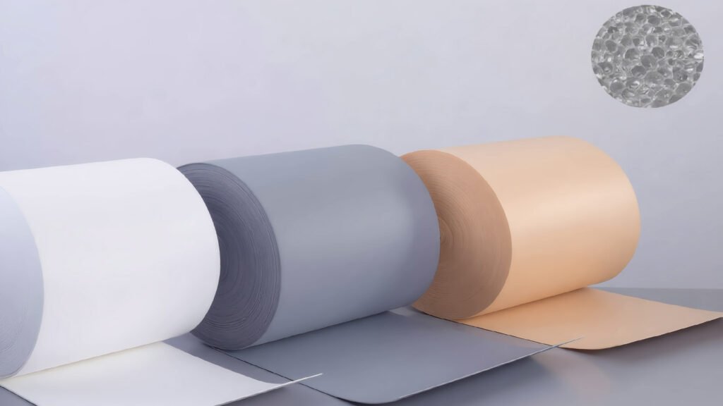Closed-cell IXPP foam sheet with lightweight structure for automotive applications
